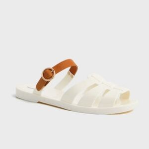 Tuckernuck Ivory Riley Jelly Sandals